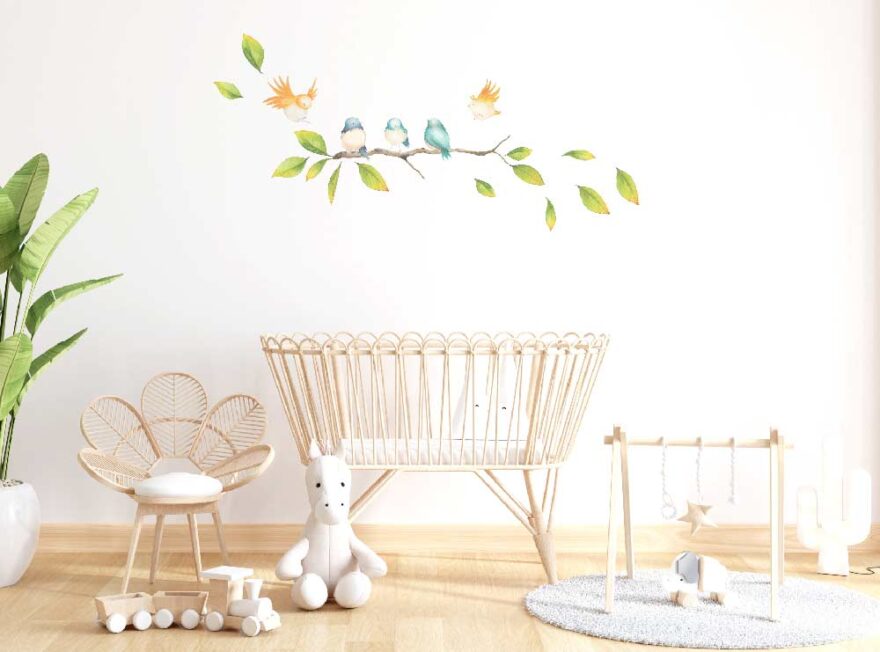 birds on a line